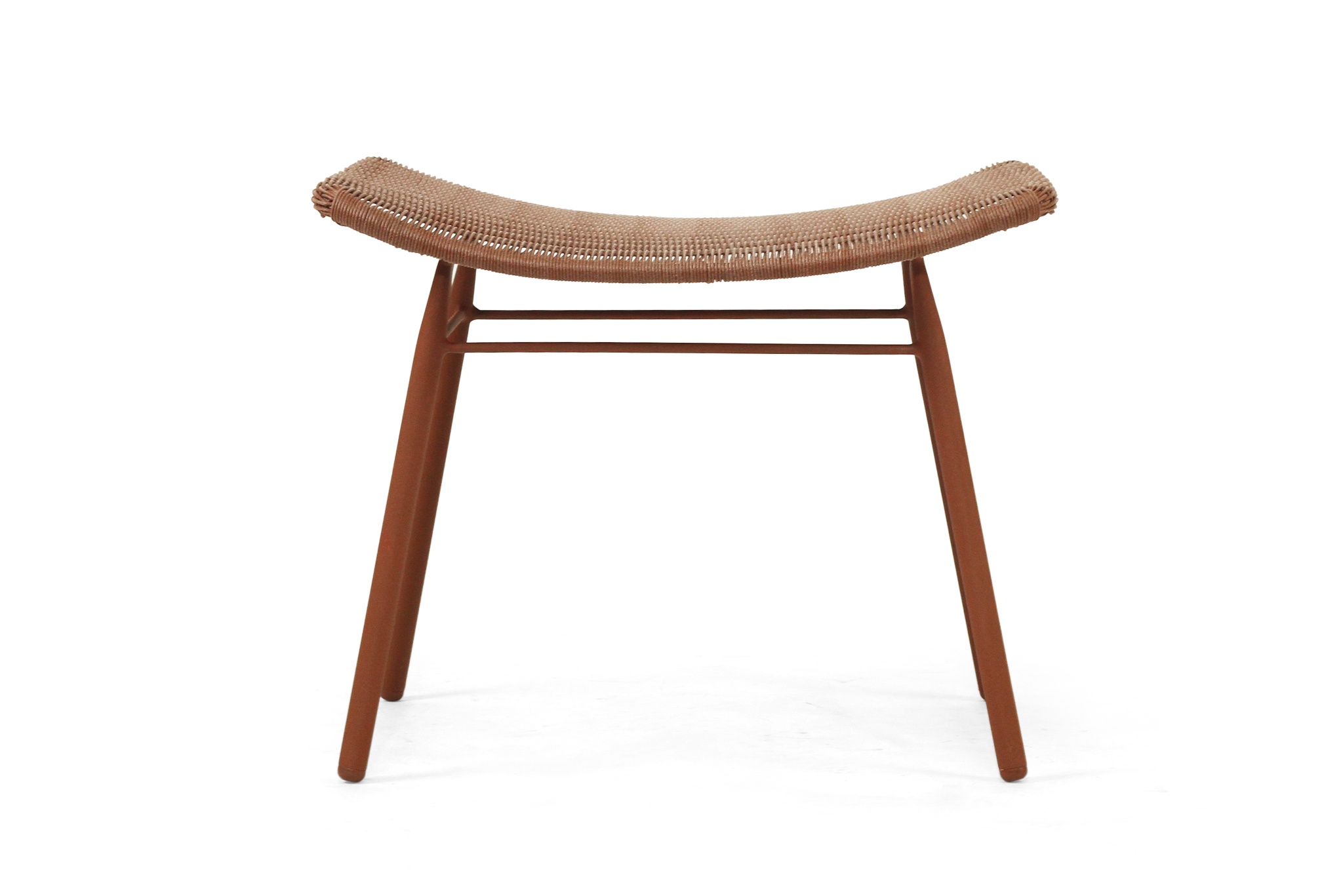 Amos Outdoor Footstool - Brique - Image 3