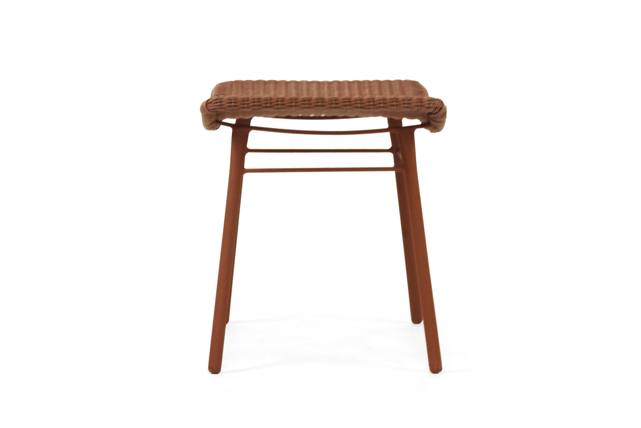 Amos Outdoor Footstool - Brique - Image 6