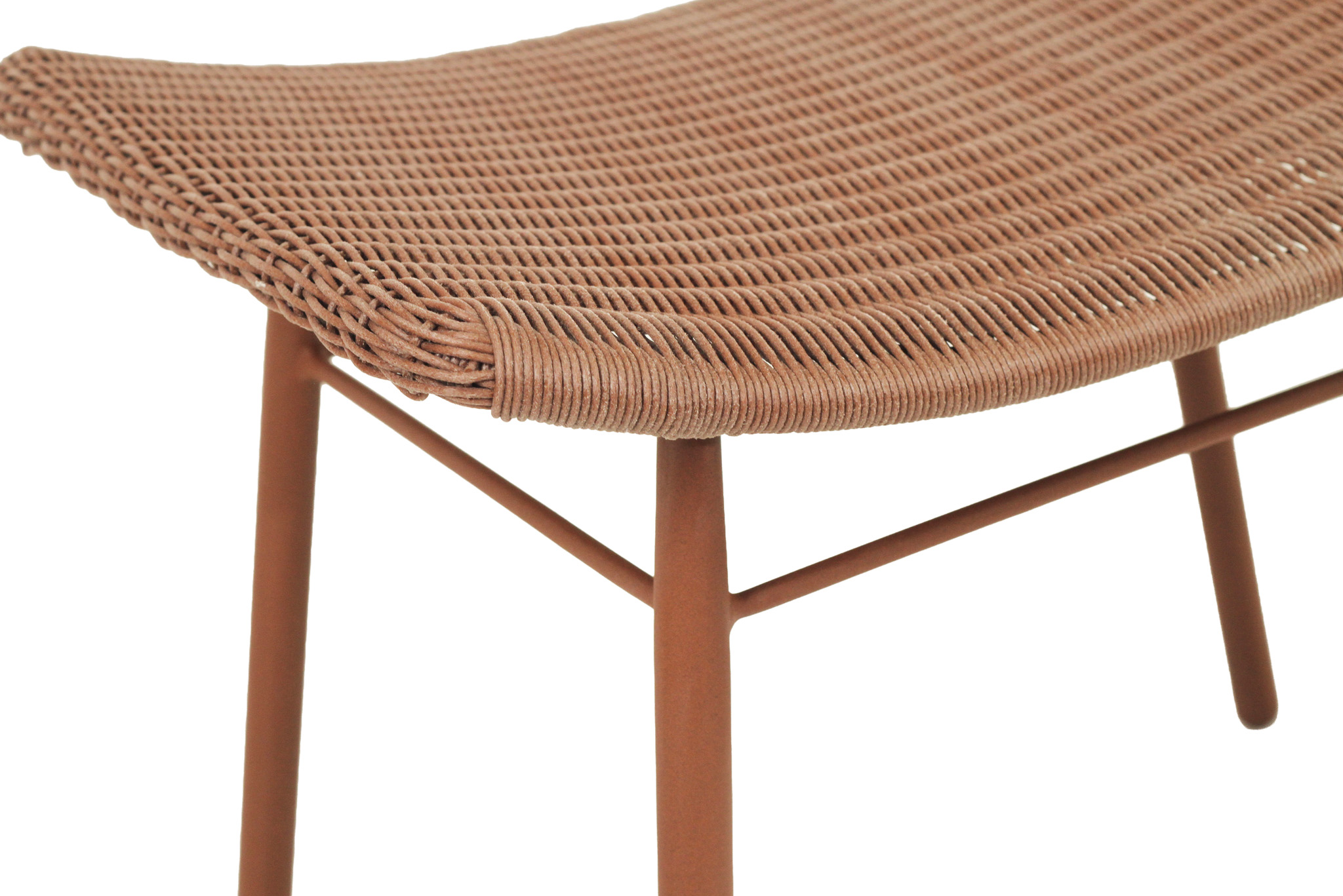 Amos Outdoor Footstool - Brique - Image 7