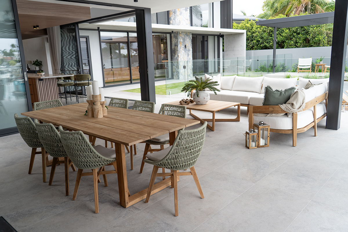 Oceanic Outdoor Dining Chair - Sage Green - Image 10