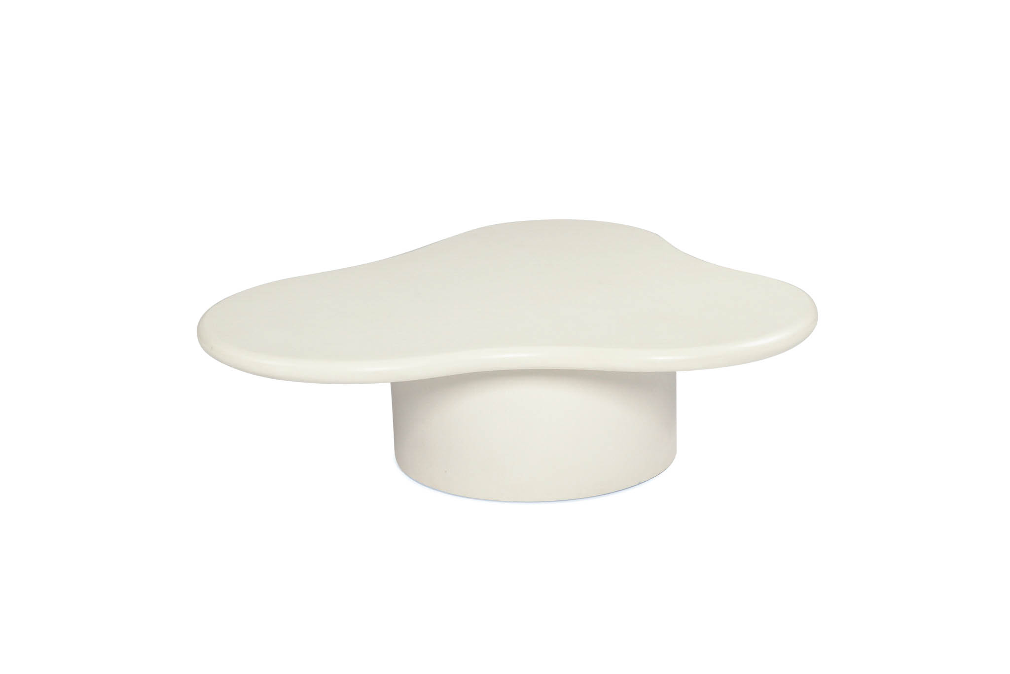 Lorenzo Organic Coffee Table - 100cm (Clover) - Ivory - Image 6