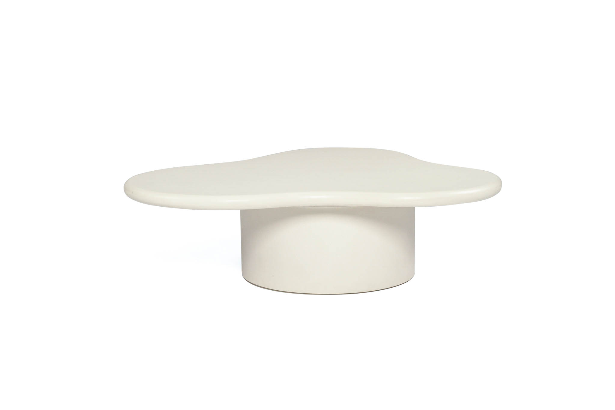 Lorenzo Organic Coffee Table - 100cm (Clover) - Ivory - Image 7