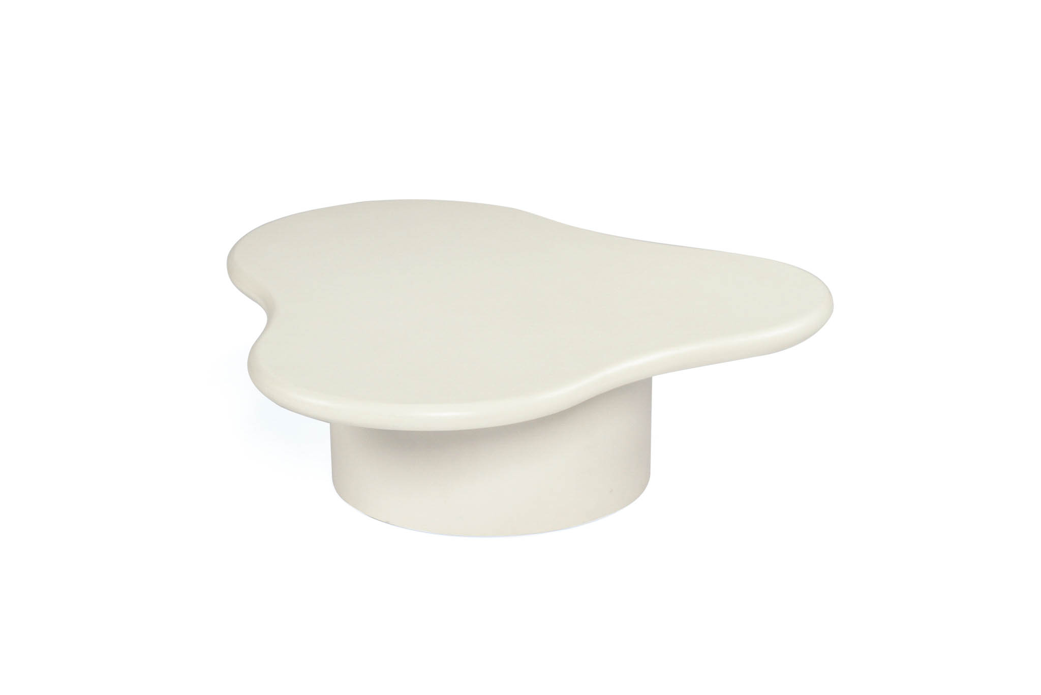 Lorenzo Organic Coffee Table - 100cm (Clover) - Ivory - Image 8