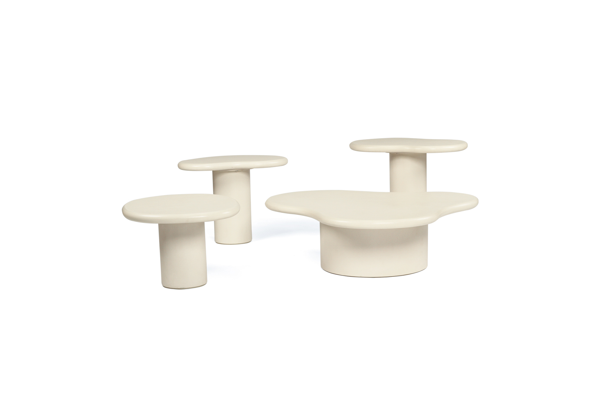 Lorenzo Organic Side Table - 60cm (Low) - Latte - Image 10