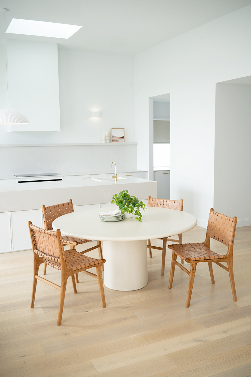 Lorenzo Round Dining Table - 160cm - Latte - Image 12