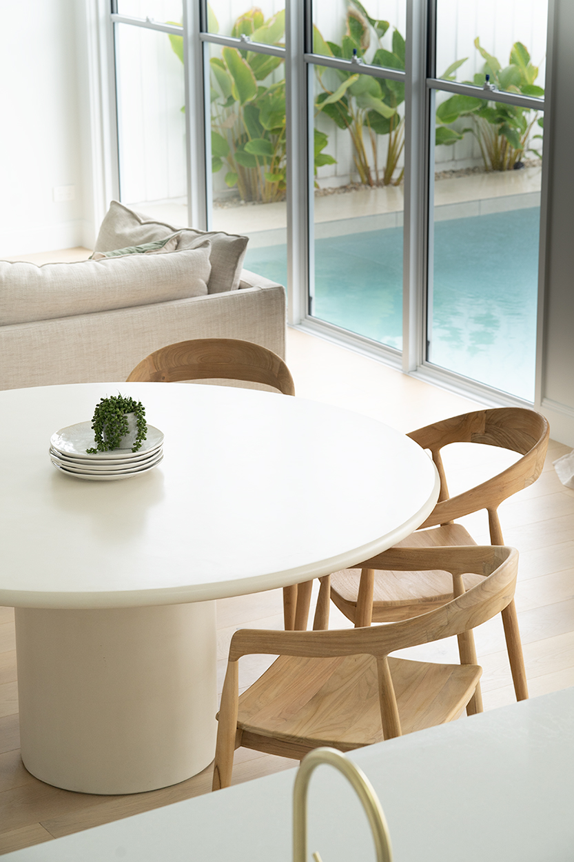 Lorenzo Round Dining Table - 160cm - Latte - Image 22