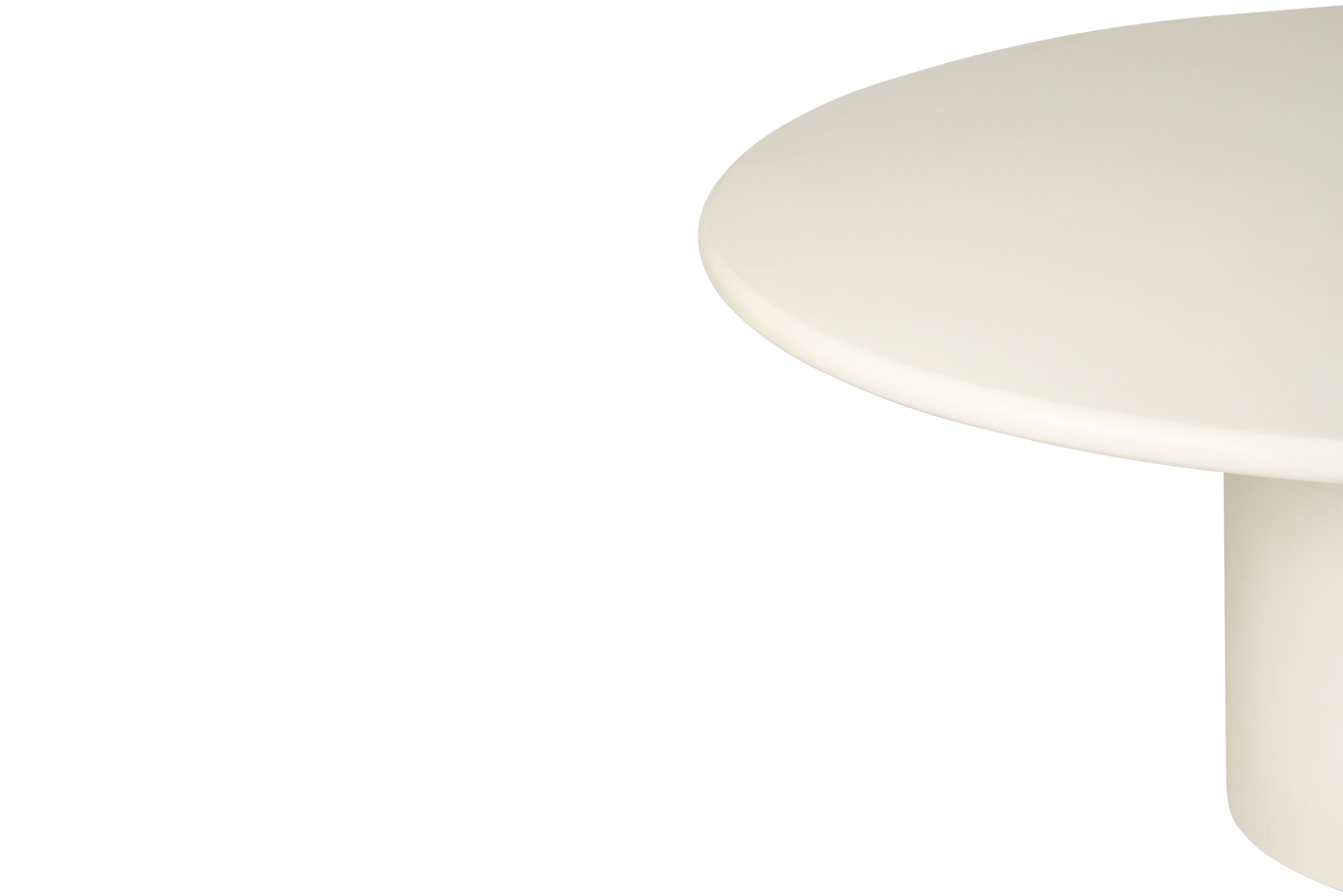 Lorenzo Round Dining Table - 160cm - Latte - Image 5