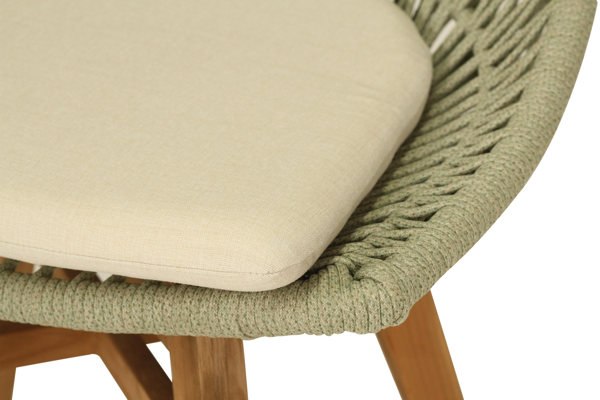 Oceanic Outdoor Dining Chair - Sage Green - Image 8