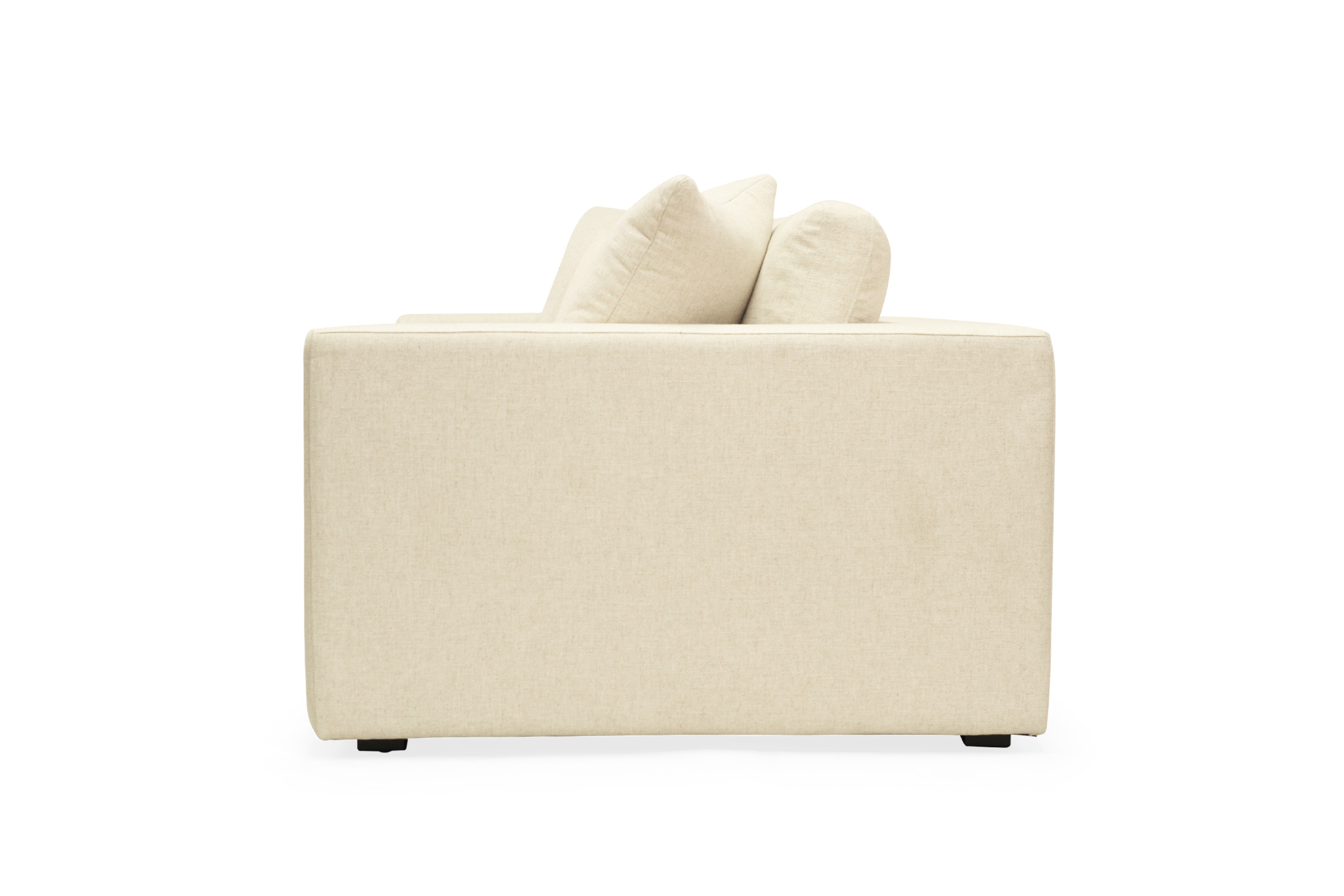 Ziggie 3 Seater Sofa - Linen Blend - Image 4