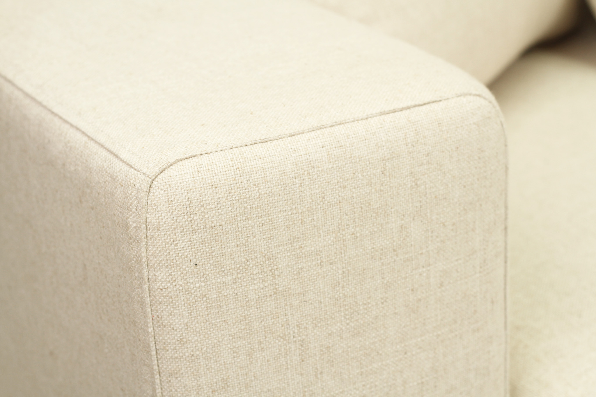 Ziggie 3 Seater Sofa - Linen Blend - Image 7